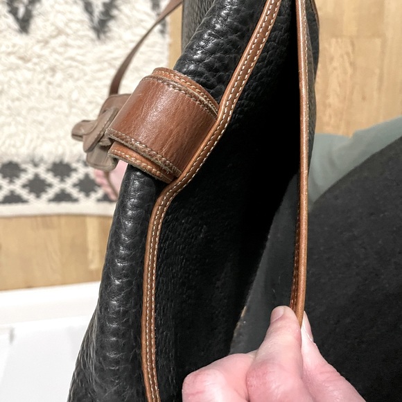 Vintage 90s Dooney & Bourke black crossbody purse - Picture 8 of 15